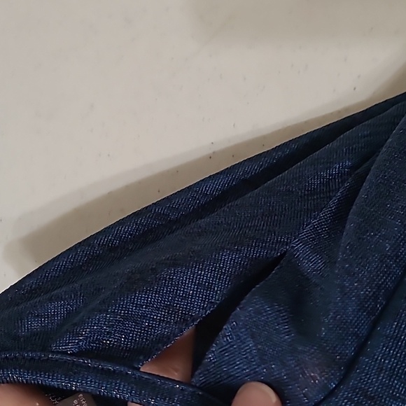 The Limited women's flowy blue top with metallic shinmer size 2X - Picture 7 of 10